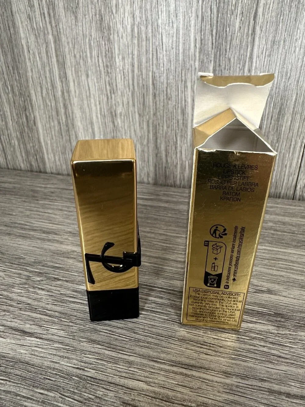 YSL Rouge Pur Coutre Satin Clour Lipstick- Shade Nu Muse